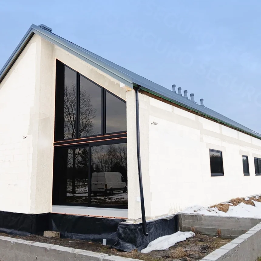 Okna Veka Softline 82 Jet Black z montażem od Seguro